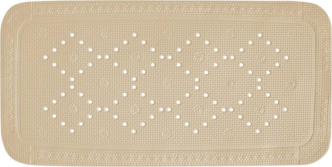 Antislip Douchemat Beige - 36 x 71 cm, Veiligheid en Comfort voor Bad en Douche