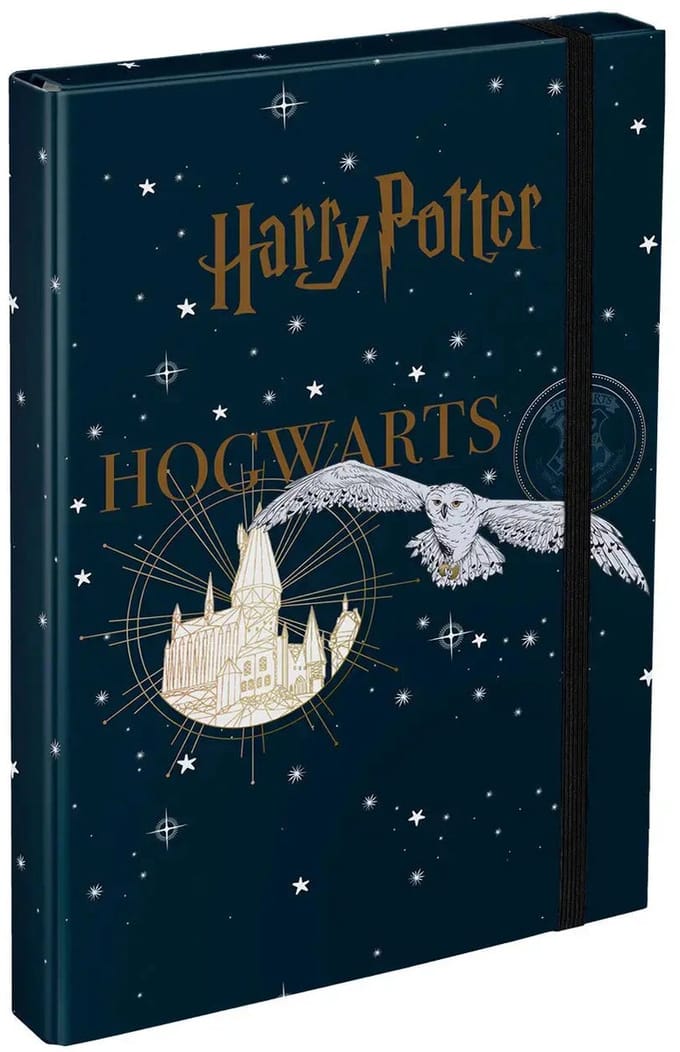 Baagl Schoolmap A4 Harry Potter Hogwarts Logo