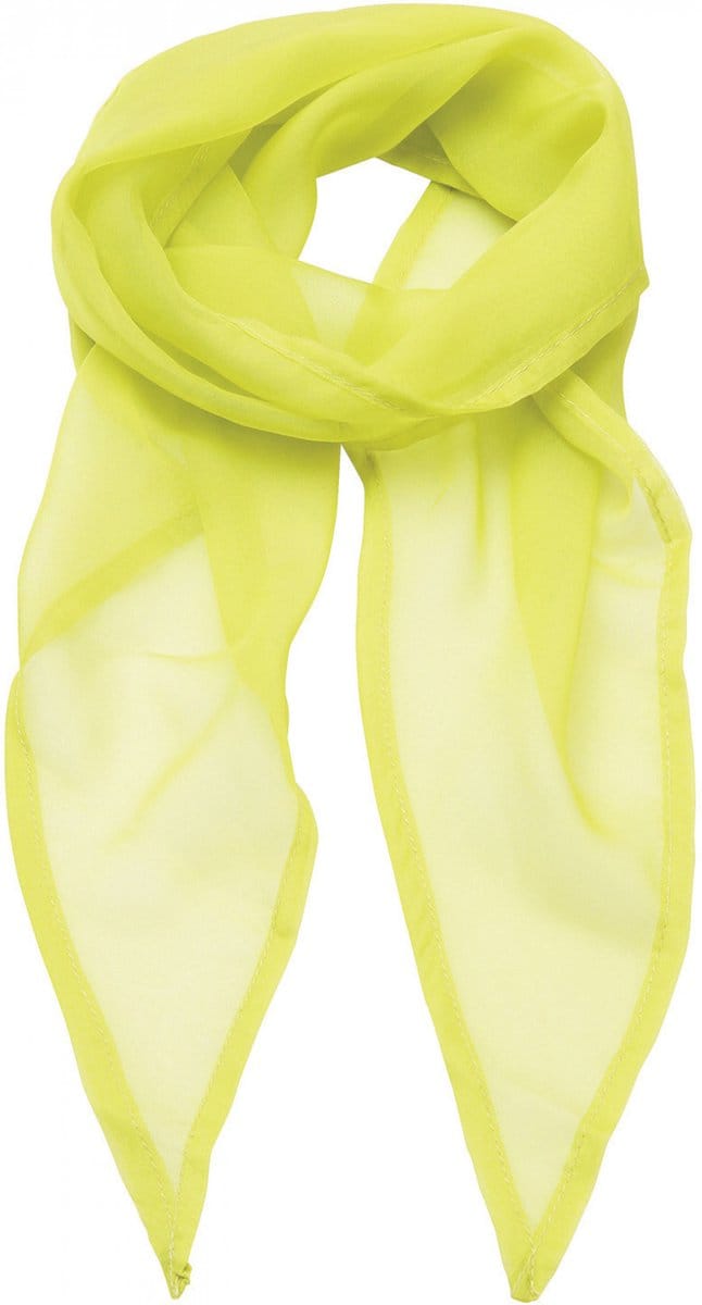 Premier Ladies Chiffon Scarf PR740 - Lime - One size