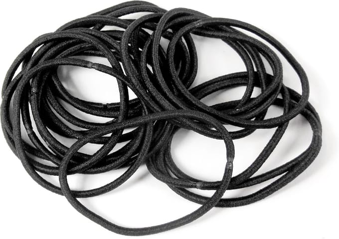 Endless elastiek dun zwart