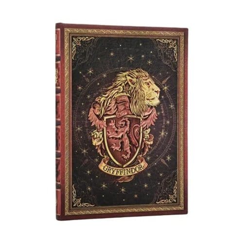 Paperblanks cahier, harry potter: gryffindor, hardcover, midi, blanco