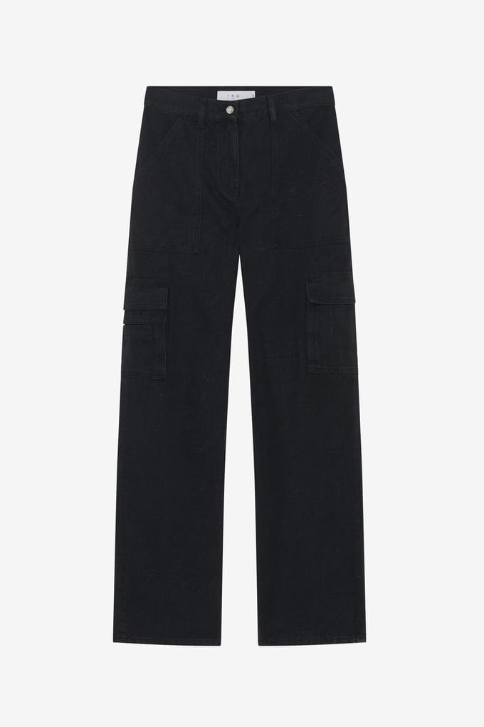 IRO Paris Mait Trouser Black / Strass Taglia: 36 | Pantaloni da completo Outlet | Donna | Nero