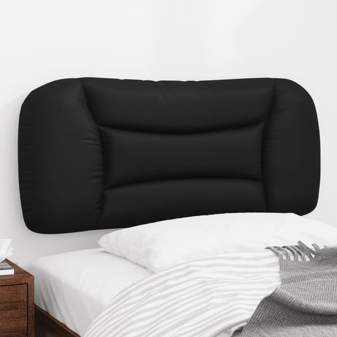 vidaXL - Hoofdbordkussen - "Hvar" - 80 - cm - kunstleer - zwart