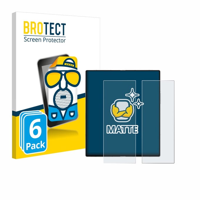 BROTECT - Screenprotector voor Samsung Galaxy Z Fold 6 5G (Inner display) - Folie Beschermfolie matte 6 Stuks