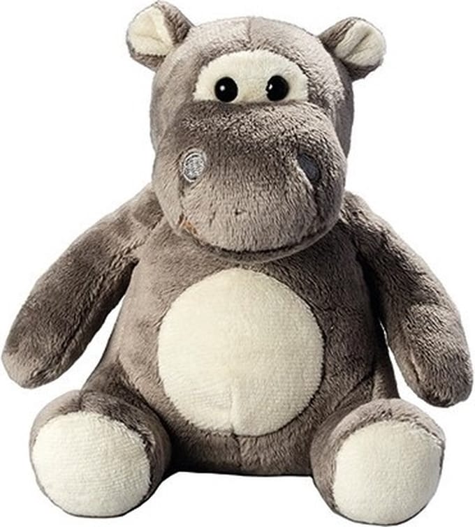Pluche knuffel nijlpaard - 12.5 cm - knuffeldier