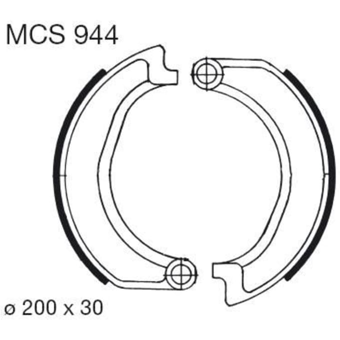 Remschoenset TRW MCS944