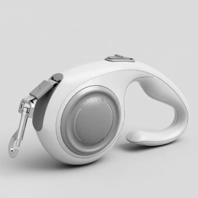 Hondenriem 3M Uitschuifbare– Duurzame Retractable Leash voor Kleine en Middelgrote Honden - Grijs