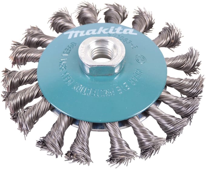 Makita Brush Knotted - for Paint and Rust Weld Edges