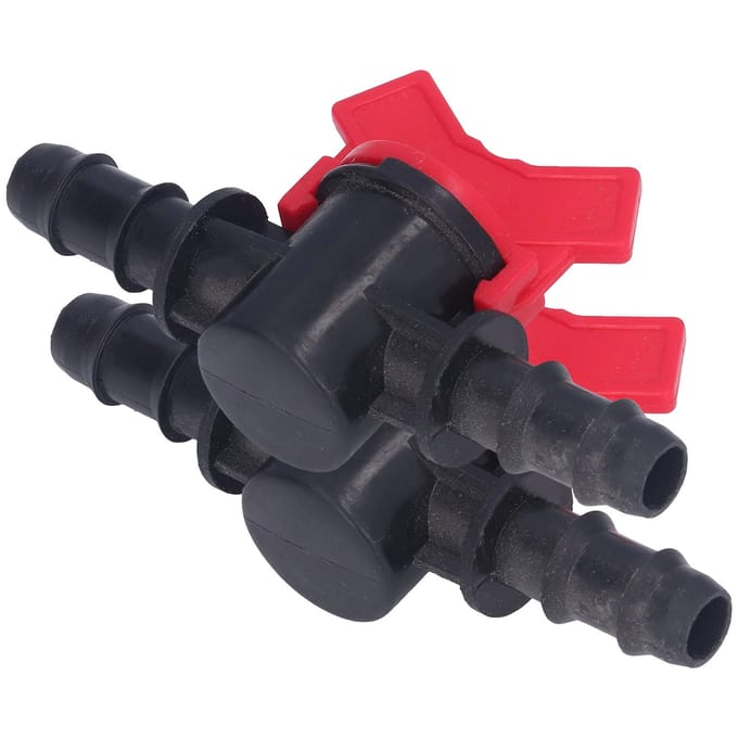 2 stuks Flow Control Valve Water Stop Controller Regulator ABS Schakelaar Accessoire Set Kit 12mm 0.47in