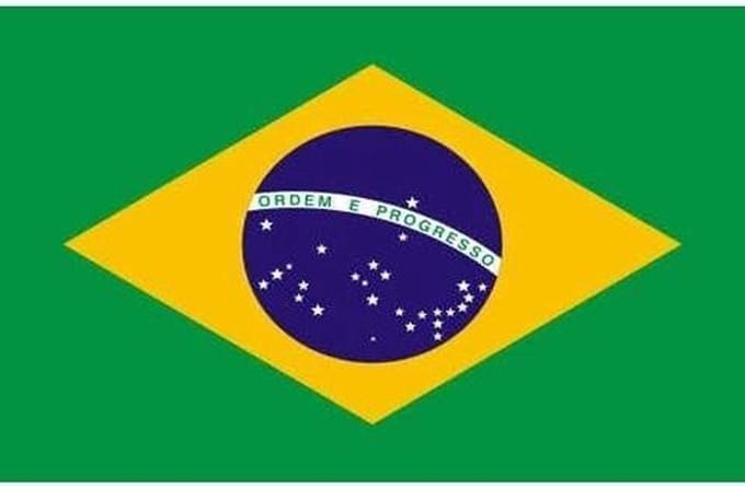 Braziliaanse vlag, vlag van Brazilië 90 x 150
