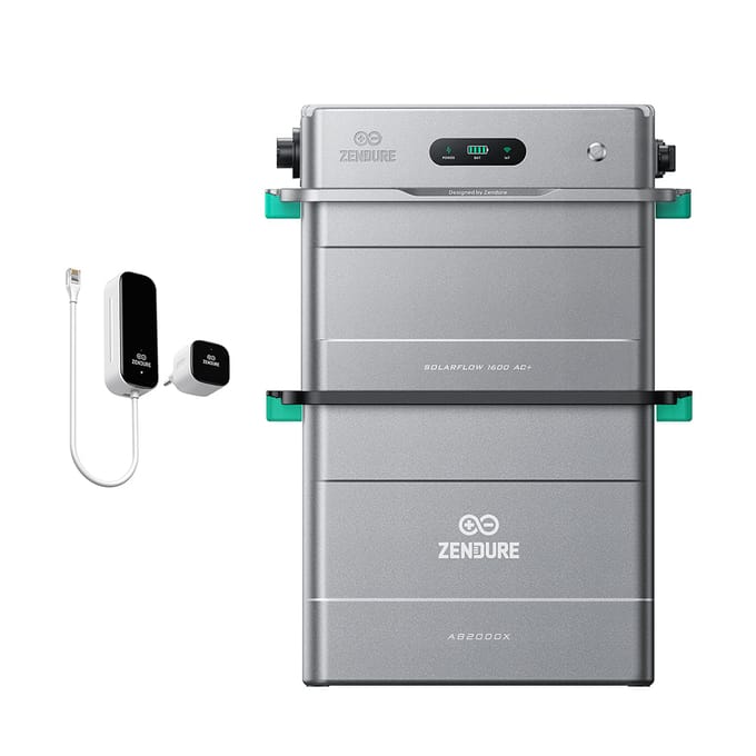 Zendure SolarFlow 1600 AC+ - SolarFlow 1600 AC+ & Slimme Meter P1 / 1*AB2000X (1.92 kWh)