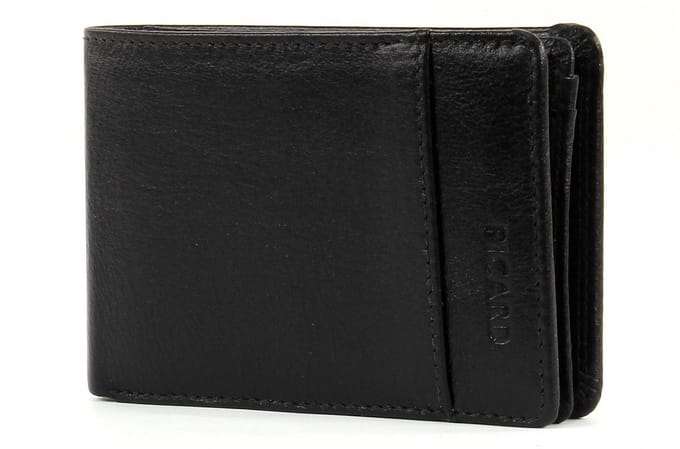 PICARD Leren portemonnee Buddy 1 Small Wallet Black zwart