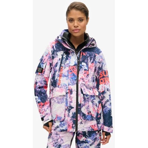Superdry Ultimate Rescue Ski-jas Paars Grootte: 38