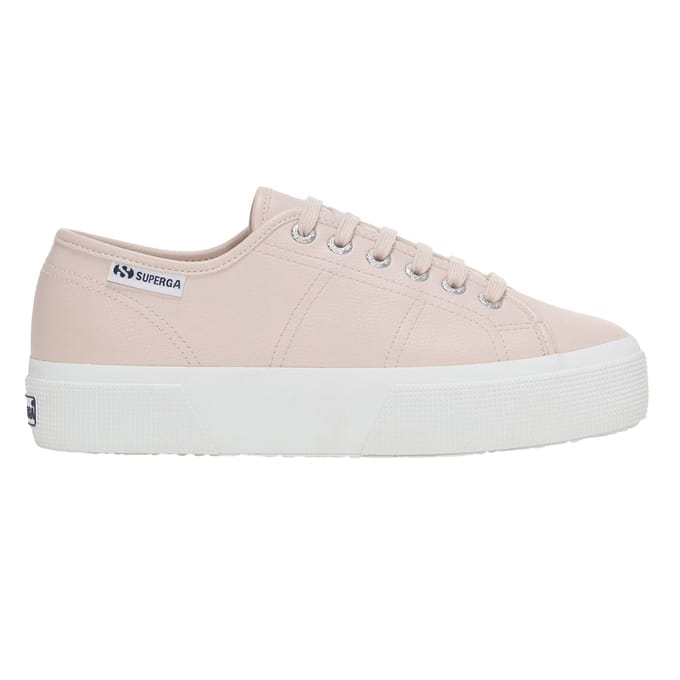 Superga Dames/Dames 3740 Leggera Vegan Tumbled Platform Trainers (Beige/Kristal)