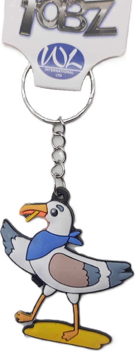 Sleutelhanger Zee Meeuw Friet | Seaside Seagull | Strand