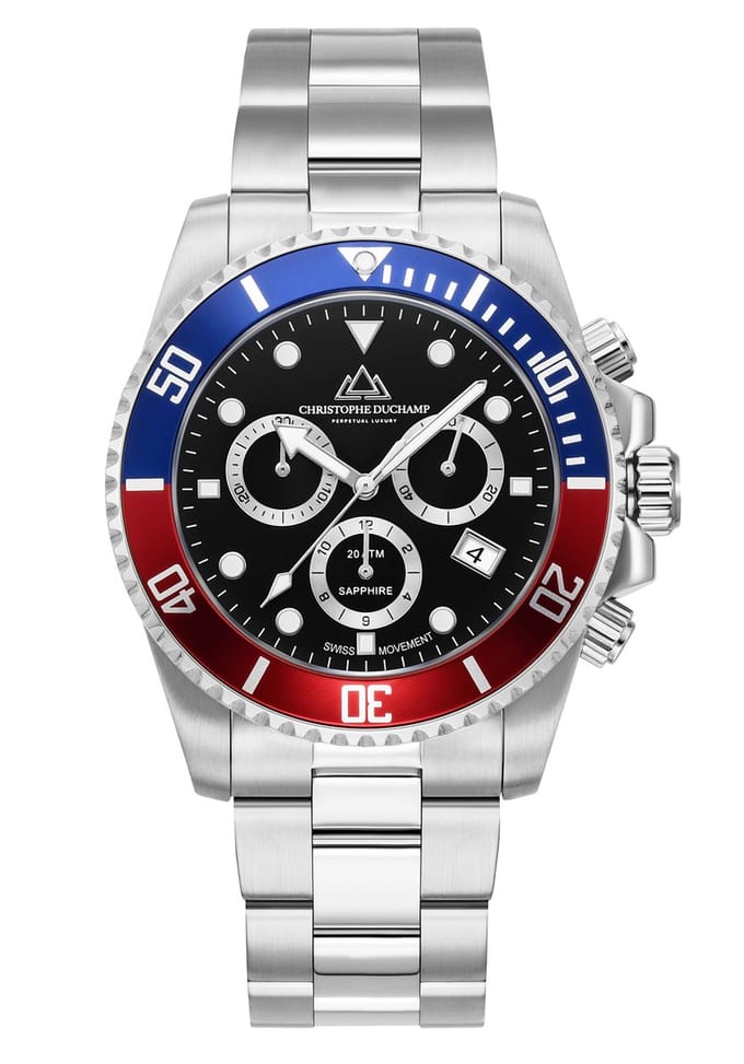 Christophe Duchamp Marine Chrono - Red Blue