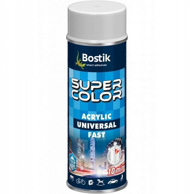 Bostik Serie - Universele Spuitlak - Wit - Synthetisch Alkyd - 400 ml