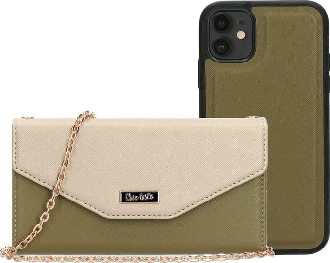 Casetastic Clutch Apple iPhone 11 - Goud/Green