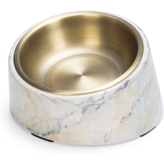 Designed by Lotte Melamine Eetbak Vita - Voerbak kat - Eetbak of Drinkbak - Beige 160 ml