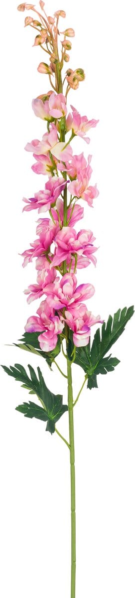 Kunstbloem Delphinium 79 cm roze