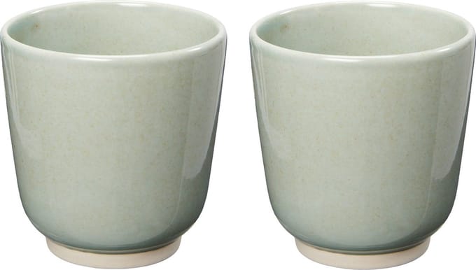 Return to Sender Espresso mokjes - 125 ml - Grijsblauw - set van 2