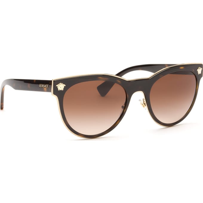 Versace Zonnebril VE2198 125213 Donker Havana Bruin Verloop