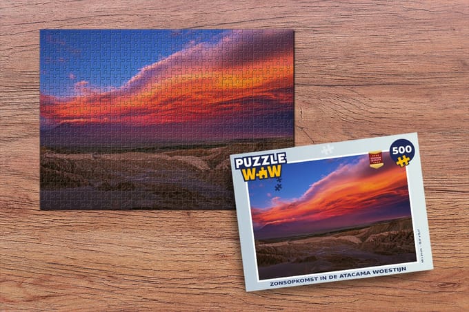 Puzzel Zonsopkomst in de Atacama woestijn - Legpuzzel - Puzzel 500 stukjes