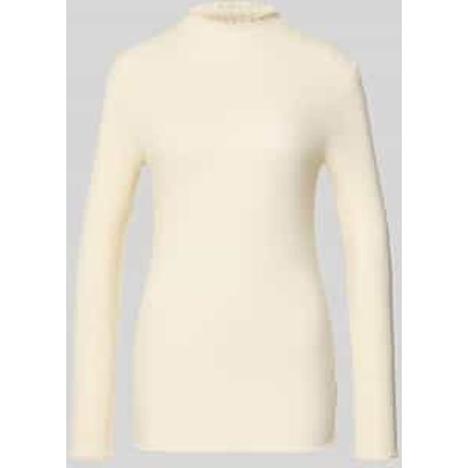 Slim fit shirt met lange mouwen van lyocellmix