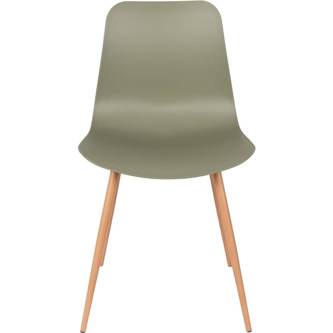 Housecraft Living Leon Eetkamerstoelen Groen - Set van 2