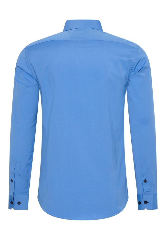 Rusty Neal Overhemden Overhemd Slim Fit Blauw