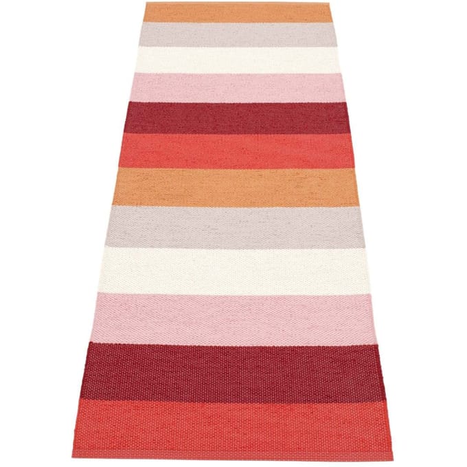 Pappelina - Molly vloerkleed - zonsondergang - 70 x 200 cm - rood