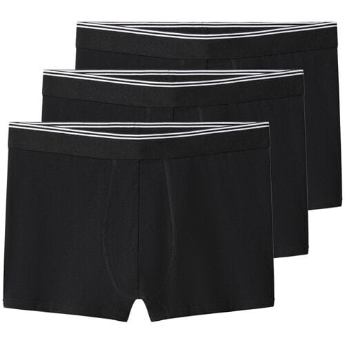 ESMARA MEN Set van 3 heren boxers (Zwart, S)