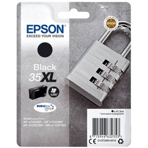 Epson Inktcartridge 35XL (C13T35914010) Zwart Hoge capaciteit