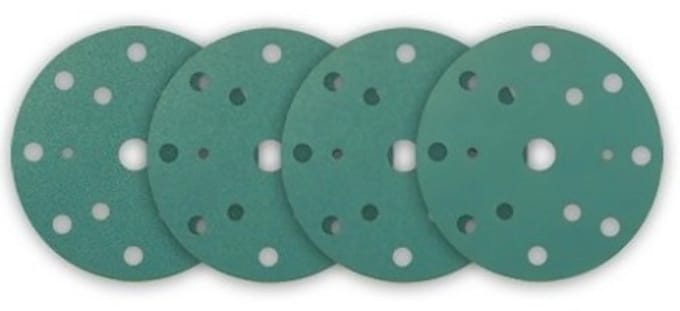 RUPES HQ400 Polyester Schuurschijven 125mm met 17 gaten P 80 / 100 stuks