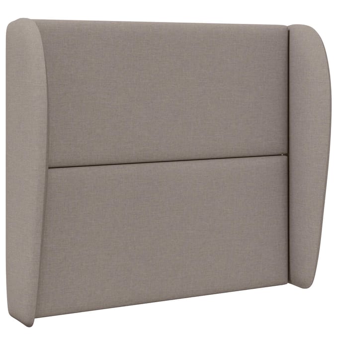 vidaXL - Hoofdbord - oor - Beige - Stof