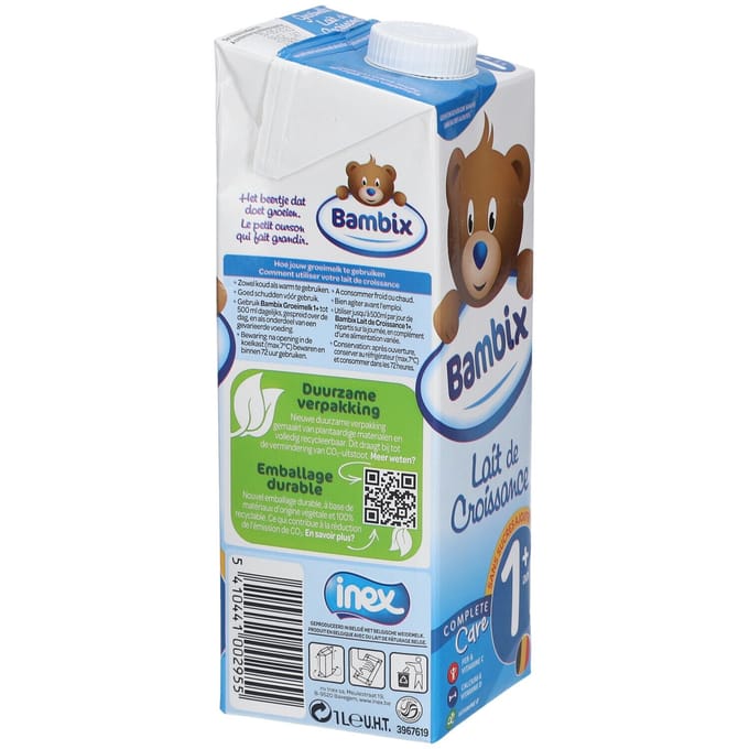 Bambix Groeimelk Natuur 1 Jaar+ Melk