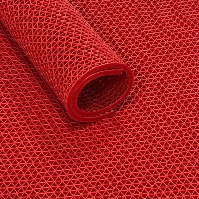 IVOL Ultra Grip rastermat met s-structuur 120 cm - Rood - Verkocht per strekkende meter