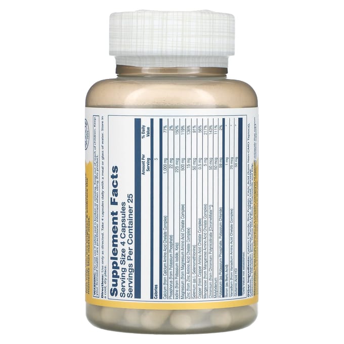 Mega Multi Mineraal, IJzervrij, 100 Capsules