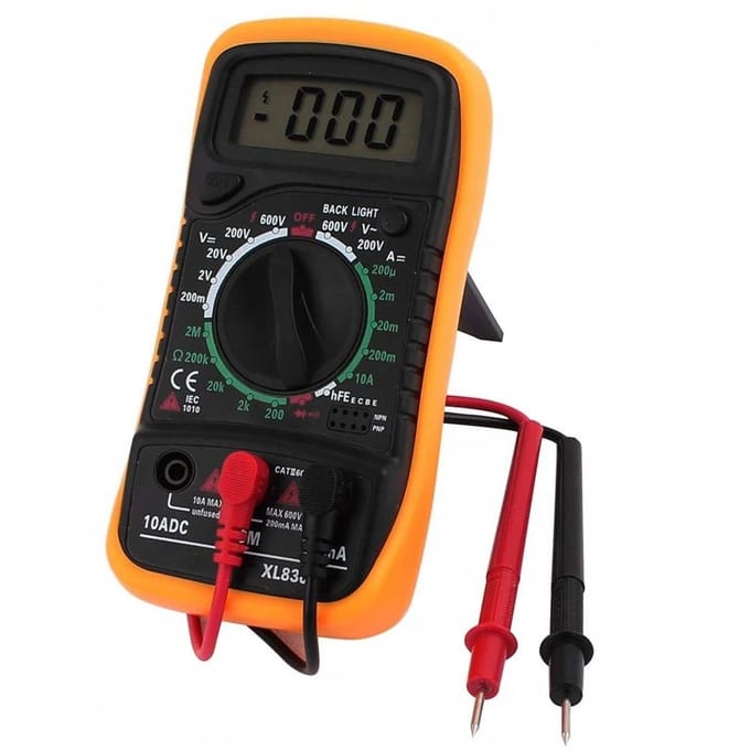 Rosfix Mini Multimeter DT-830B - Digitale Multimeter met Verlicht LCD, HOLD-Functie
