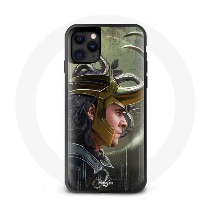 Coque de protection - Maniacase - Iphone 12 Mini - Noir - Souple - Loki Thor Ragnarok