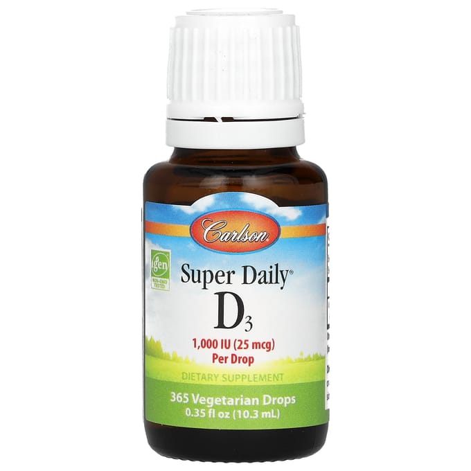 Super Daily® D3, 25Mcg (1.000 IE), 10,3 ml (0.35 fl oz)