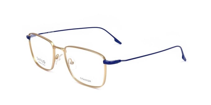 Safilo LINEA/T 08 Blue matte gold 55/18/145 MAN Brilmonturen