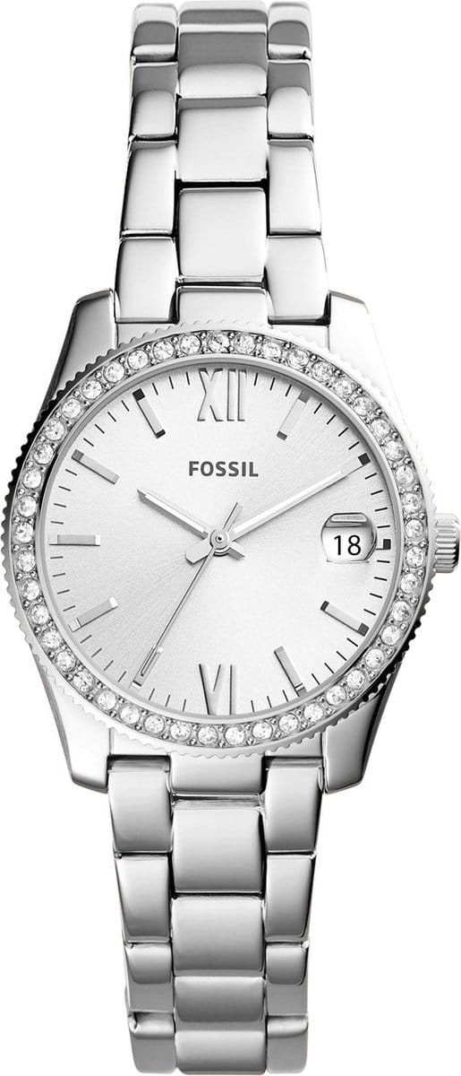 Fossil Scarlette Mini ES4317 Dameshorloge 32 mm - Zilverkleurig