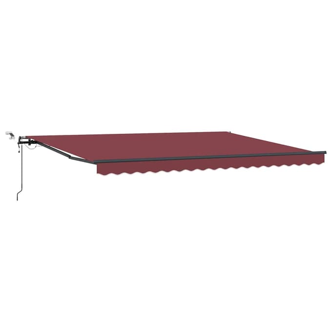 vidaXL - Uitschuifbare - luifel - Bruin - 450 - × - 300 - cm - Polyester