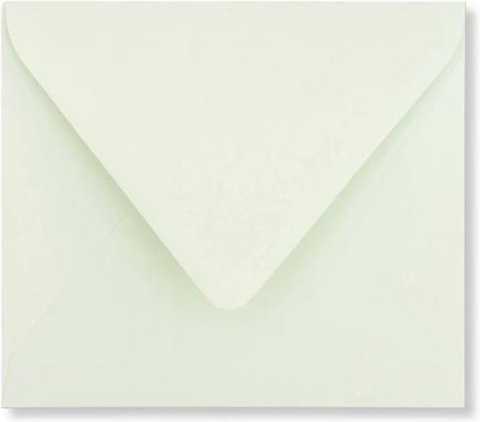 Envelop 12,5 x 14 Lichtgroen, 100 stuks