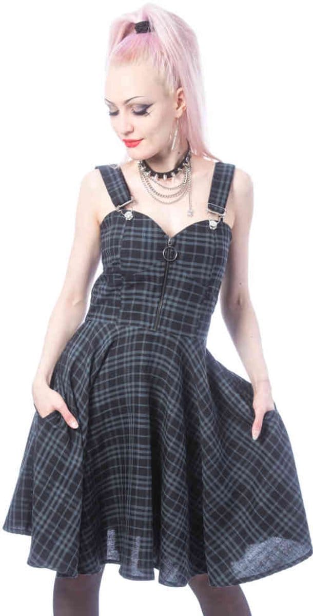 Heartless - ZOSIA Korte jurk - 4XL - Grijs