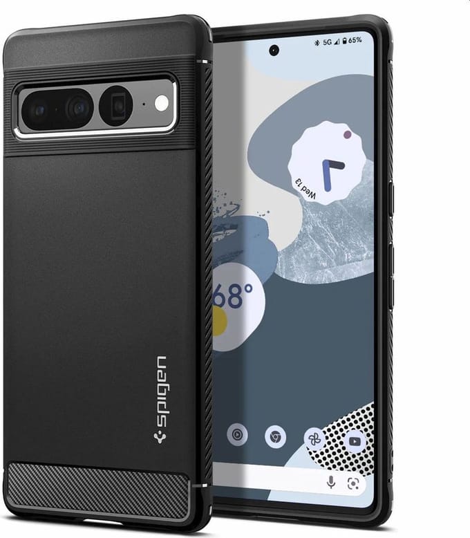 Spigen Rugged Armor - black - Google Pixel 7 Pro