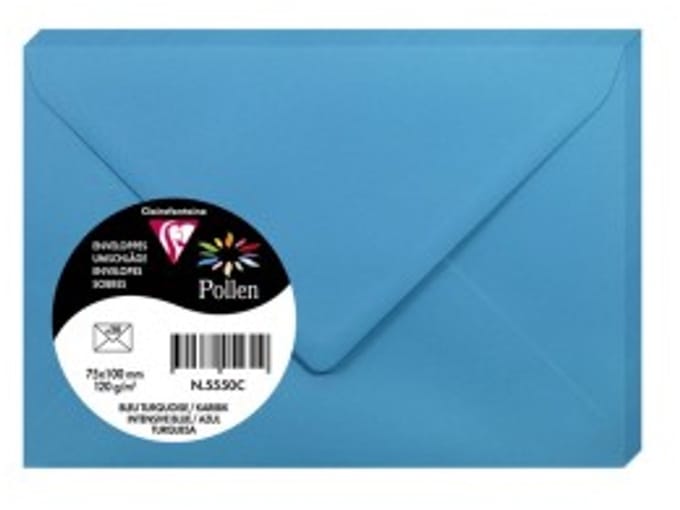 Pollen by Clairefontaine envelop Mini, 75 x 100 mm, cariben, 120 g/m²