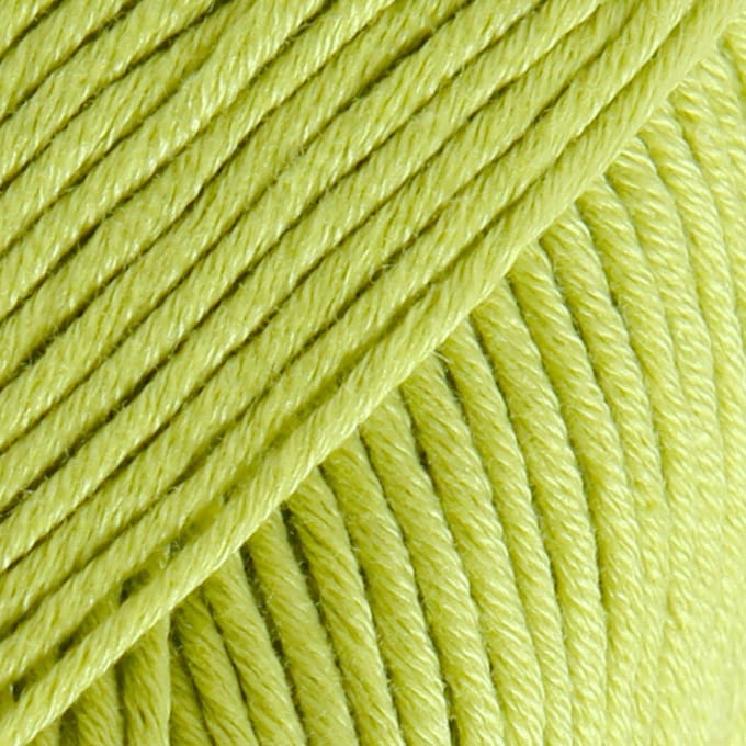 DROPS Muskat Uni Colour - 53 appelgroen - Katoen Garen