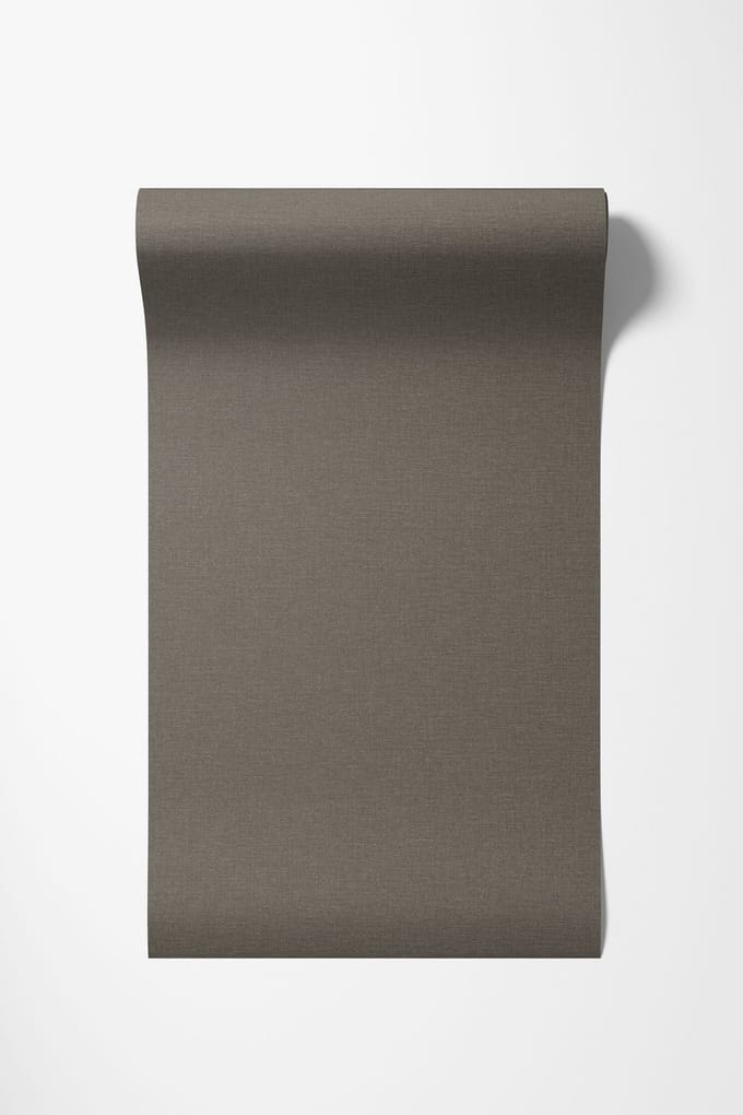 Dutch Wallcoverings - Vliesbehang - Linen & Textures - uni grijs- LT10030